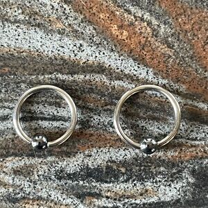 14G Titanium Captive Bead Rings